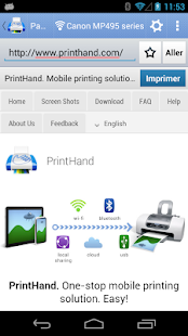 Impression mobile  Printhand - screenshot thumbnail