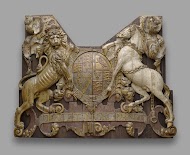 Stern carving from the Royal Charles