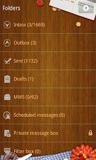 GO SMS Pro Romantic fruit them