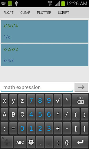 Std Math Keyboard