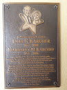 Carl Karcher Dedication Plaque 