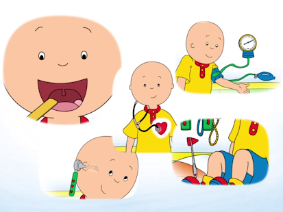 Caillou geht zum Arzt Screen 2