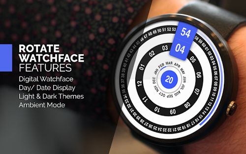 Android application Rotate Watch Face screenshort