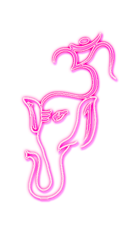 Om Ganesh 3D Neon effect - screenshot