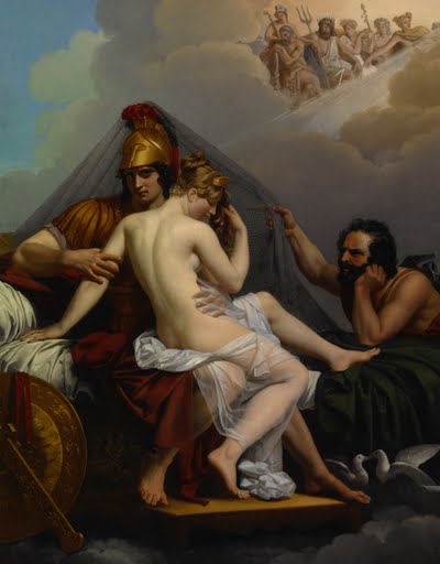 Mars and Venus Surprised by Vulcan - Guillemot, Alexandre Charles - Google Arts & Culture