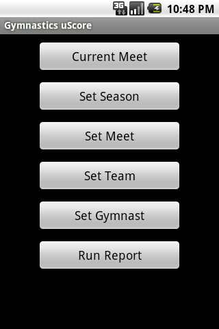 Gymnastics Meet uScore Screen 3