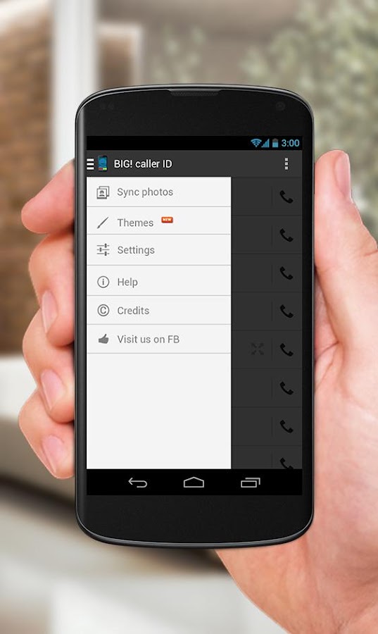 Full Screen Caller ID - BIG! - screenshot