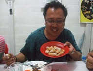 Uncle Gilbert sure likes durians