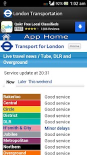 London Transport (TFL) Screenshots 1