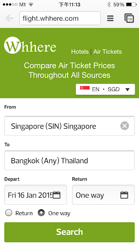 Whhere - Find Hotels Flights
