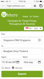 Whhere - Find Hotels & Flights Screenshots 0