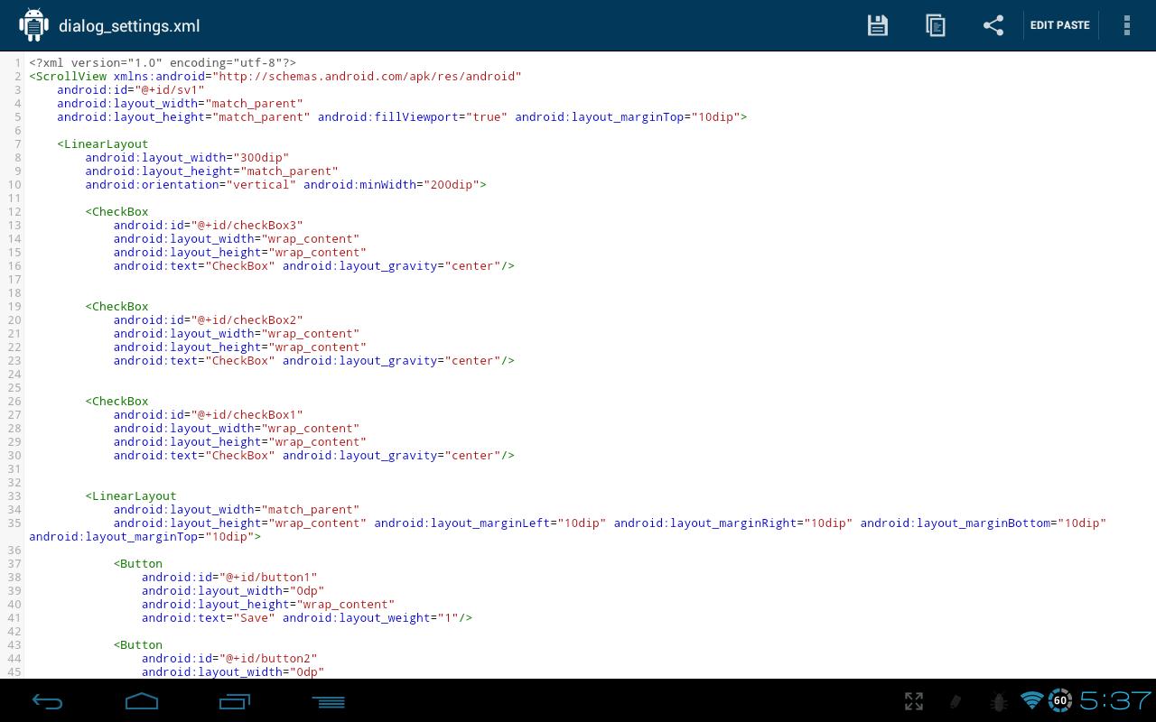   DroidPaste for Pastebin – zrzut ekranu 
