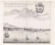 Gezicht op Batavia (rechter blad)