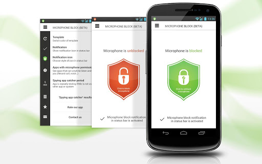 【免費程式庫與試用程式App】Mic Block - Anti spy & malware-APP點子