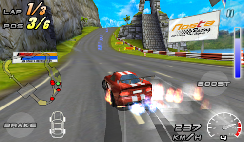Android application Raging Thunder 2 screenshort