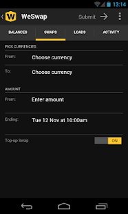 weswap money mobile travel