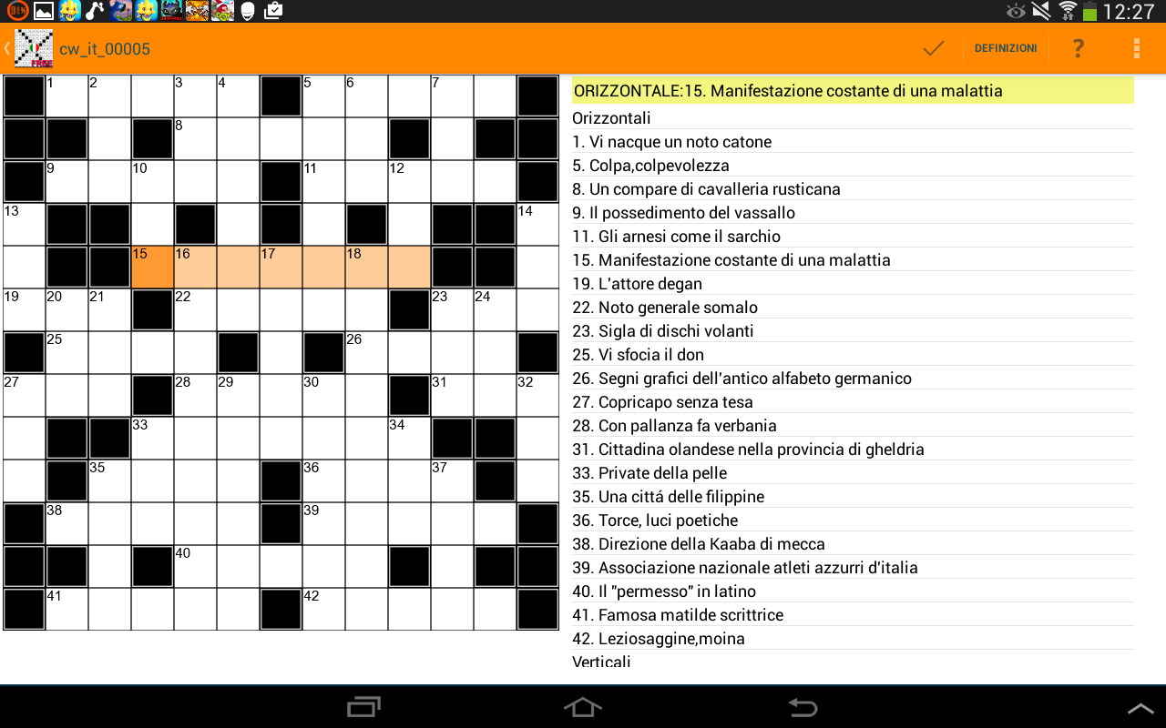 Cruciverba Italiani App PRO Android Apps on Google Play