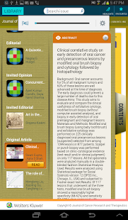  J Can Res Ther(JCRT) – miniatúra snímky obrazovky  