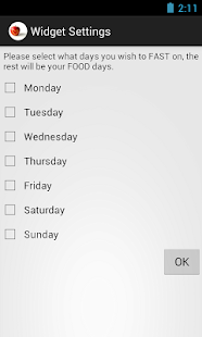 Lastest Alternate Day Fasting Widget APK for Android