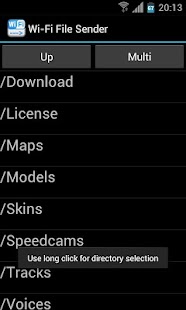 WiFi File Sender - screenshot thumbnail