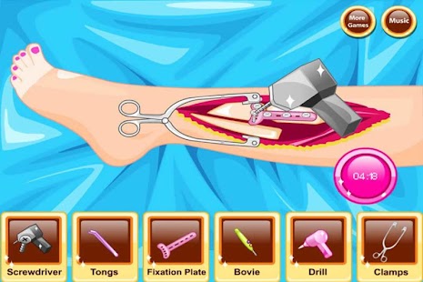 Leg Surgery - Kids Games