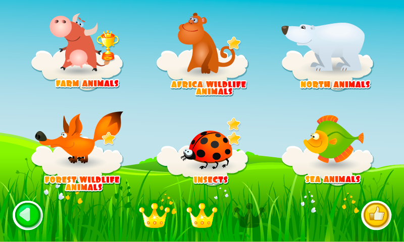 SCROLL PUZZLE preschool game Screen 2