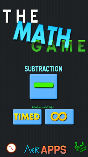 The Math Game - Subtraction