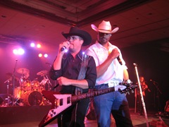 John Rich with Cowboy Troy
