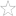 Gray outline star