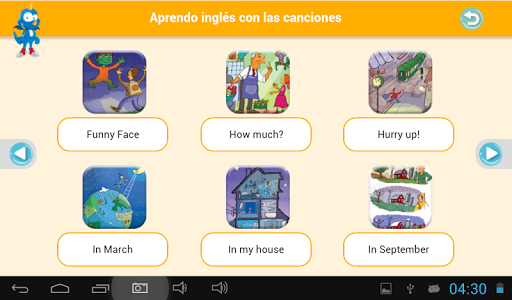 Aprendo inglés con canciones