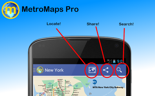 【免費交通運輸App】MetroMaps Pro-APP點子