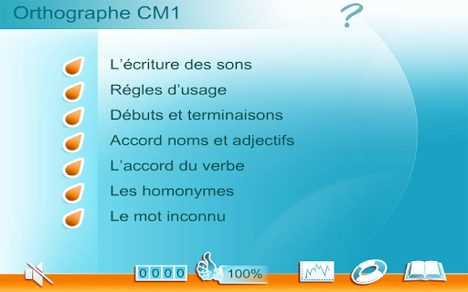 Orthographe CM1