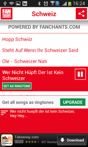Songs Schweiz WM 2014