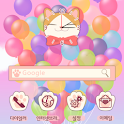 폰꾸미기 Cute BalloonCat logo