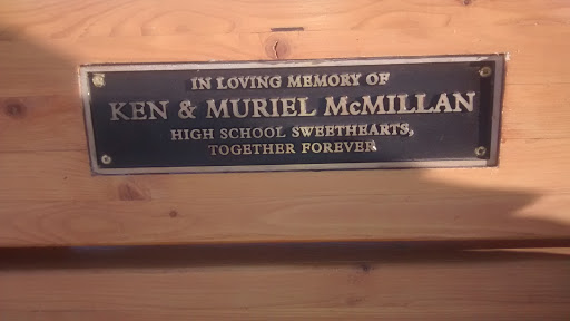 Ken & Muriel Mc Millan Memorial Bench
