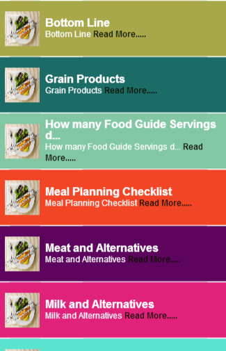 【免費書籍App】Diet plan Canada food guide-APP點子