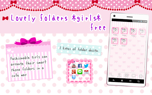 Lovely folder *girls* free