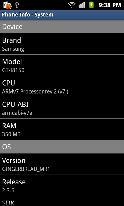   Phone Info- screenshot  