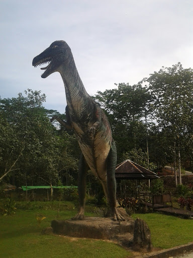 Dinosaur Statue at Samarinda Botanical Garden