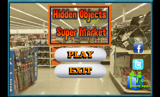 Hidden Object Supermarket Game