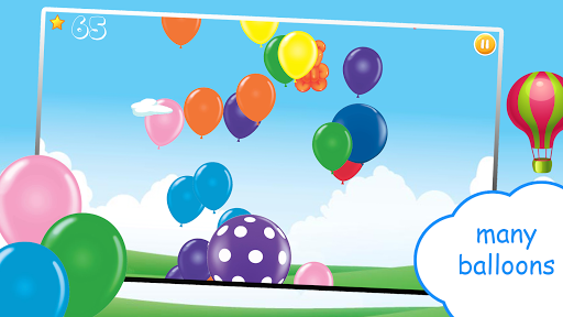 Tap the balloons - for kids