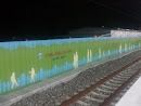 鳳山站鐵路改建工程圍牆