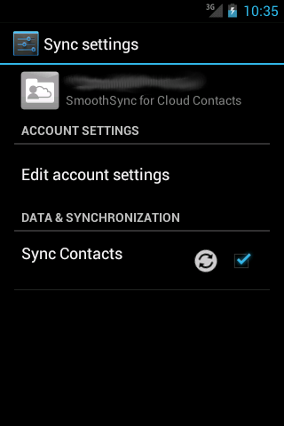   SmoothSync for Cloud Contacts- screenshot 