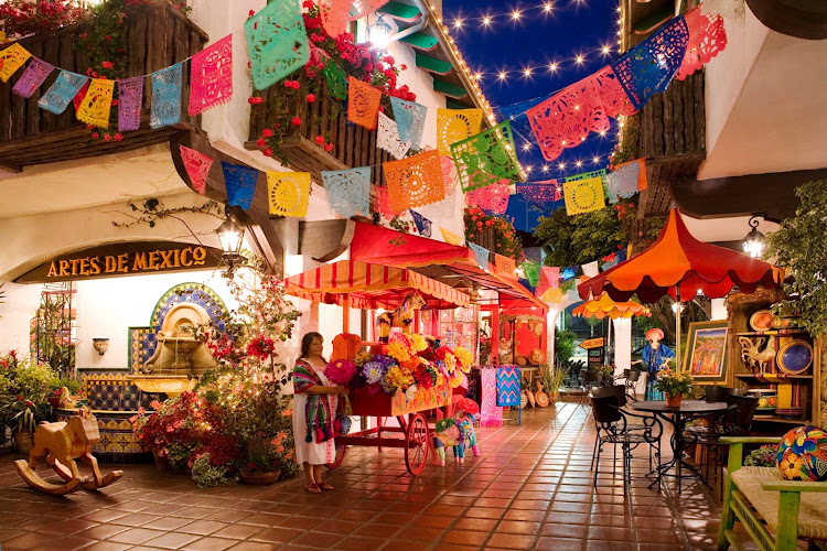 Shopping in Old Town, San Diego.