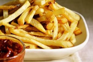 French Fries with Homemade Ketchup