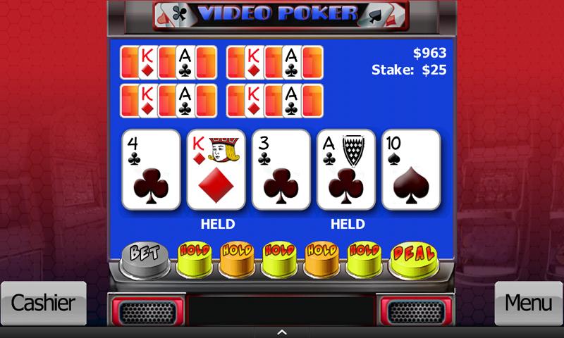 Deuces wild poker machine strategy guide