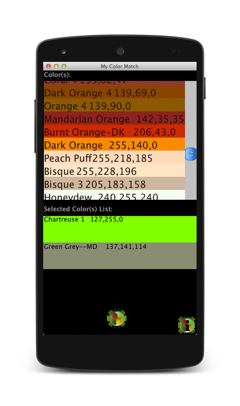My Color Match Screen 2
