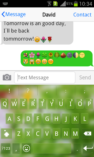 Emoji Keyboard+ Fresh Green