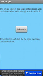 Random Dice Simple poster 1