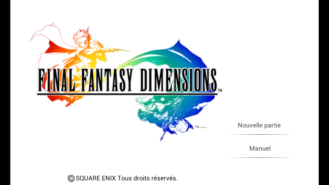 Android application FINAL FANTASY DIMENSIONS screenshort